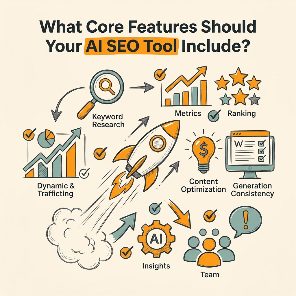 What Core Features Should Your AI SEO Tool Include?