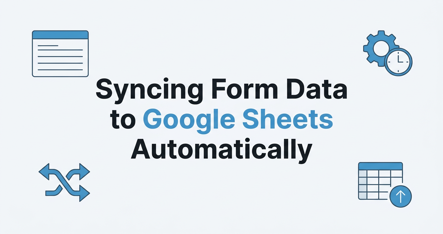 Syncing Form Data to Google Sheets Automatically