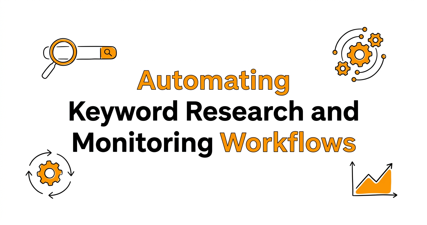Automating Keyword Research and Monitoring Workflows