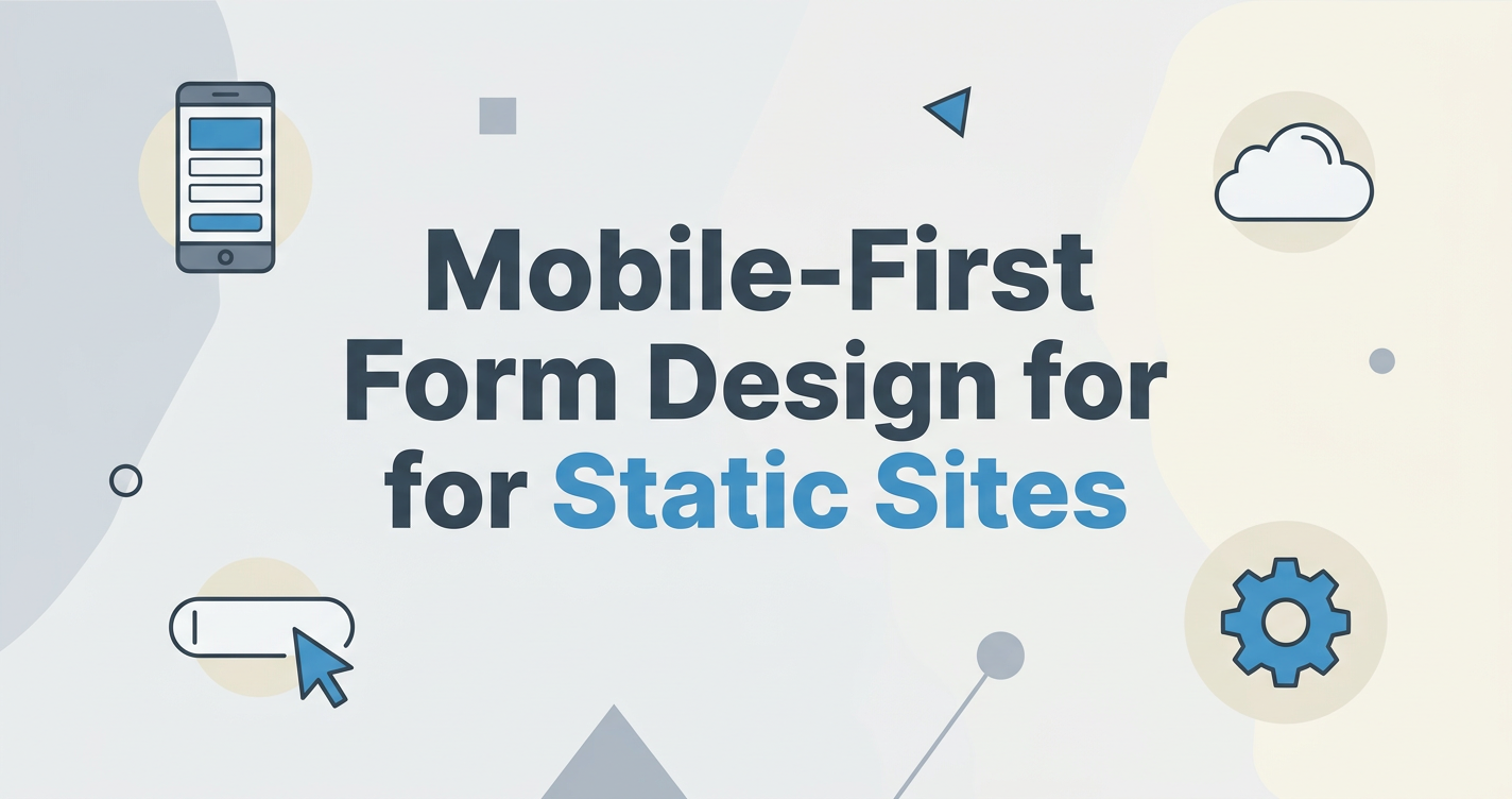 Mobile-First Form Design for Static Sites