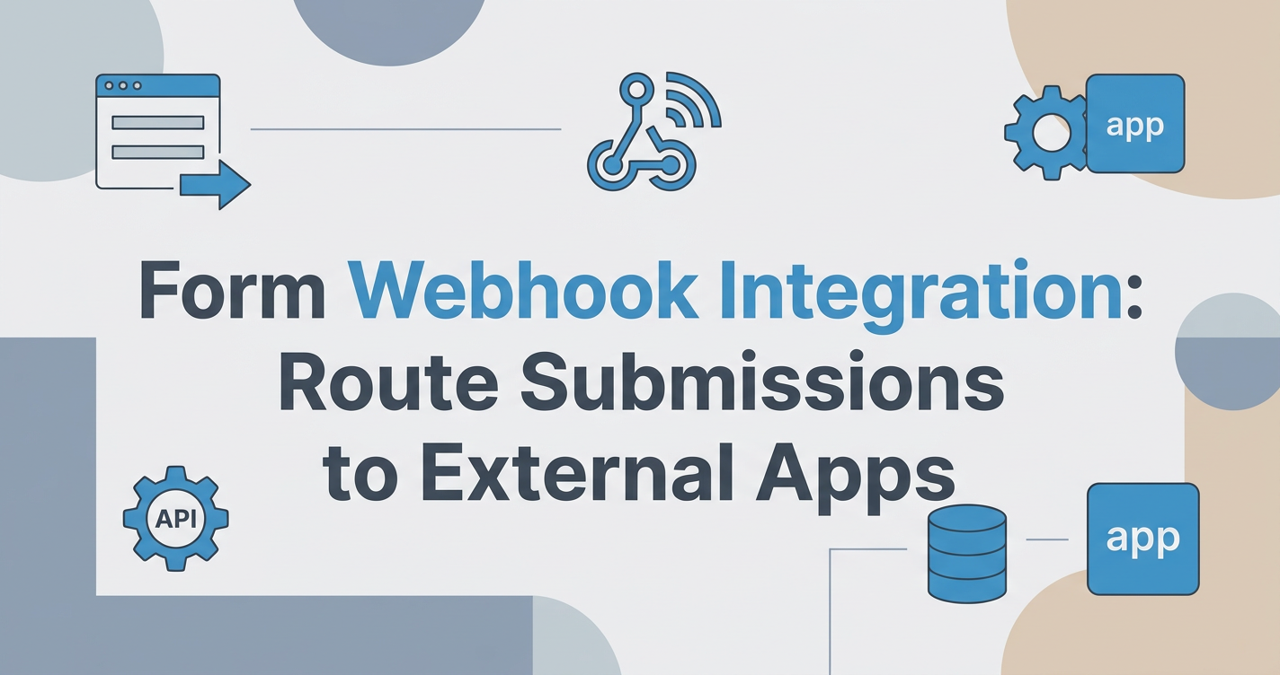 Form Webhook Integration: Route Submissions to External Apps