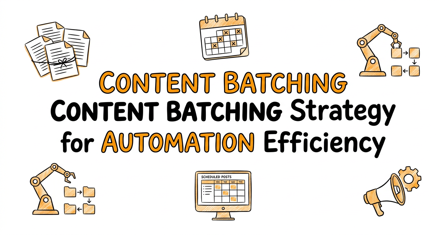 Content Batching Strategy for Automation Efficiency