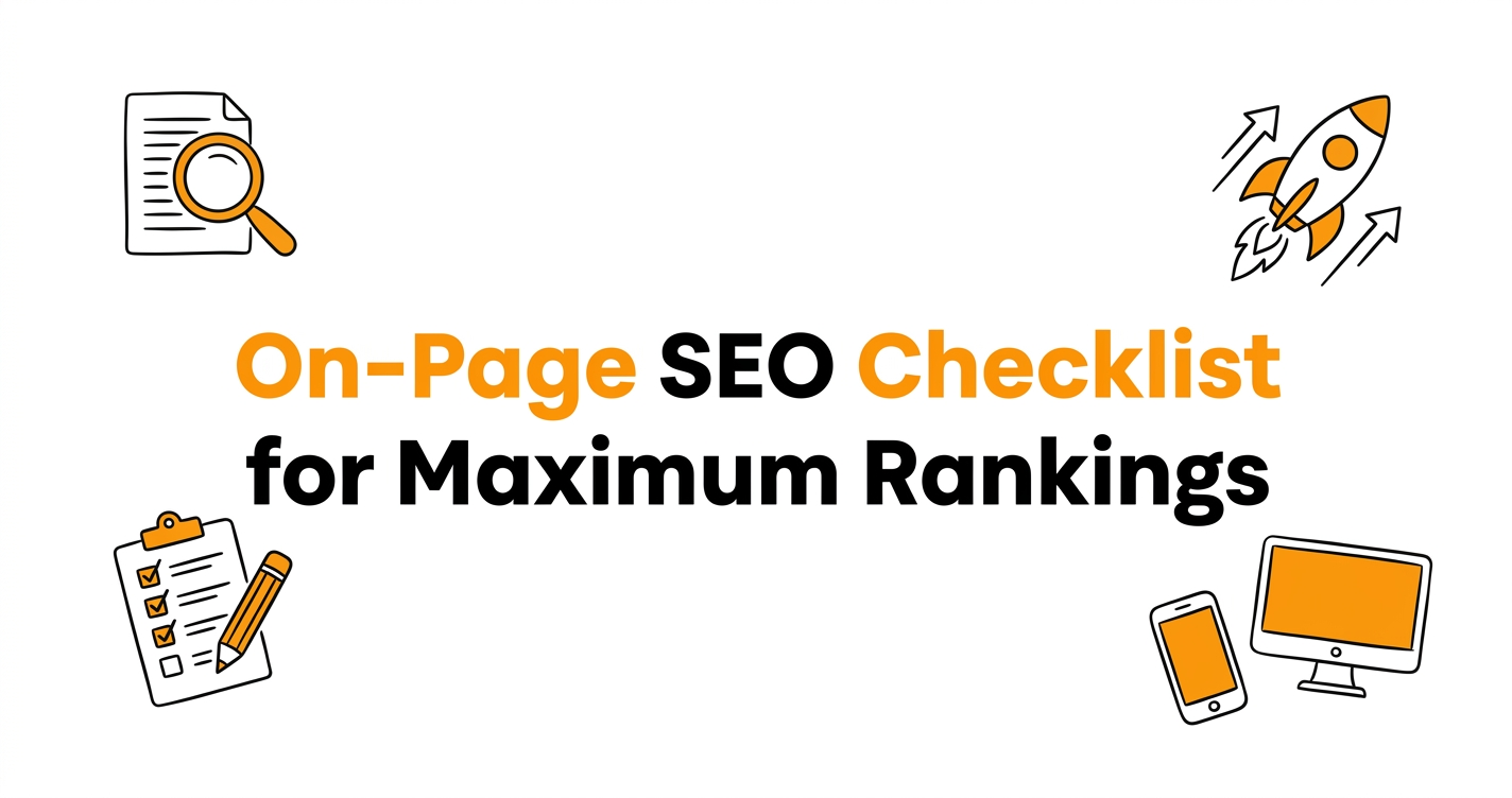 On-Page SEO Checklist for Maximum Rankings