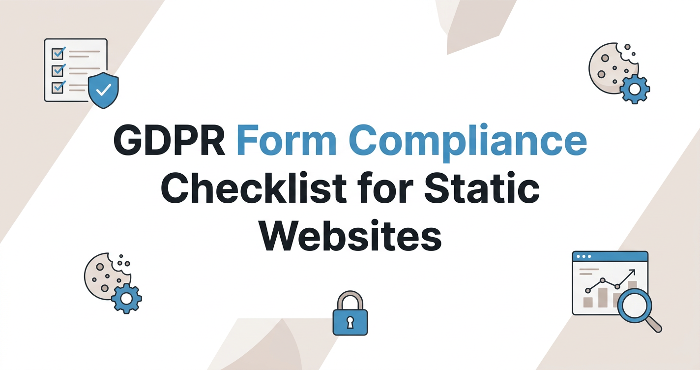 GDPR Form Compliance Checklist for Static Websites
