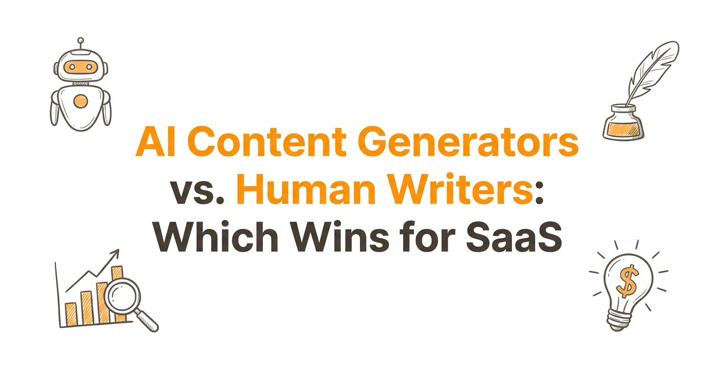 AI Content Generators vs. Human Writers: Which Wins for SaaS
