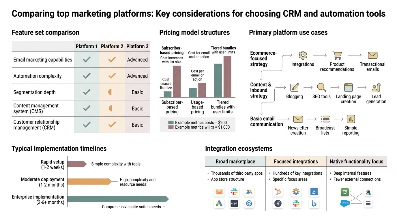 HubSpot vs Klaviyo vs Mailchimp: Which Platform Wins infographic