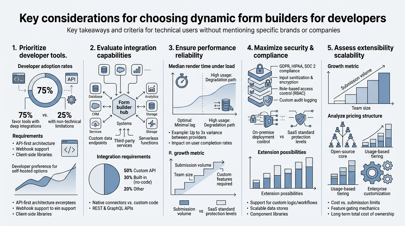 Best Free Form Builders for Developers infographic