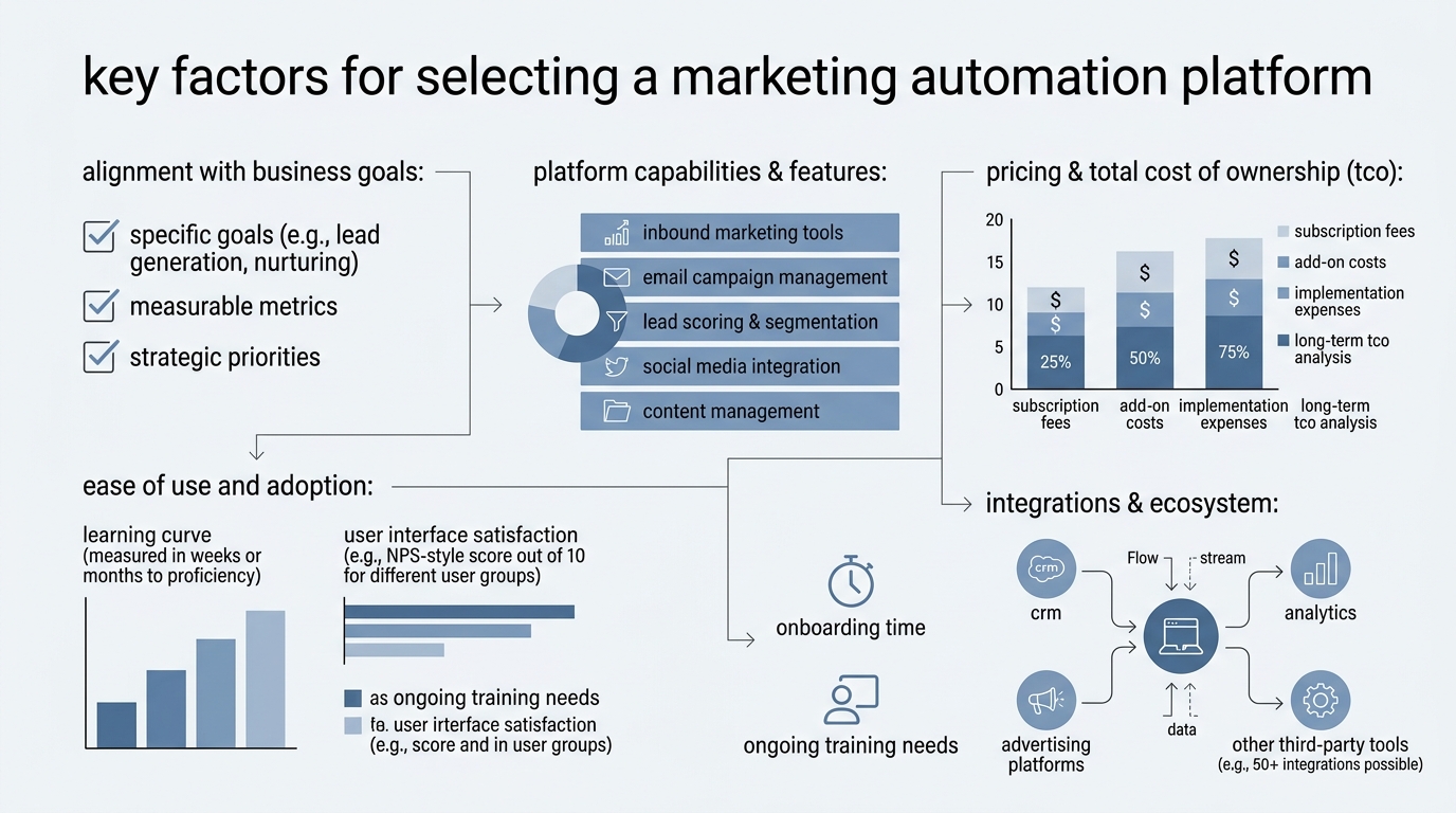 Marketing Automation Platform Comparison: HubSpot vs Marketo vs Pardot infographic