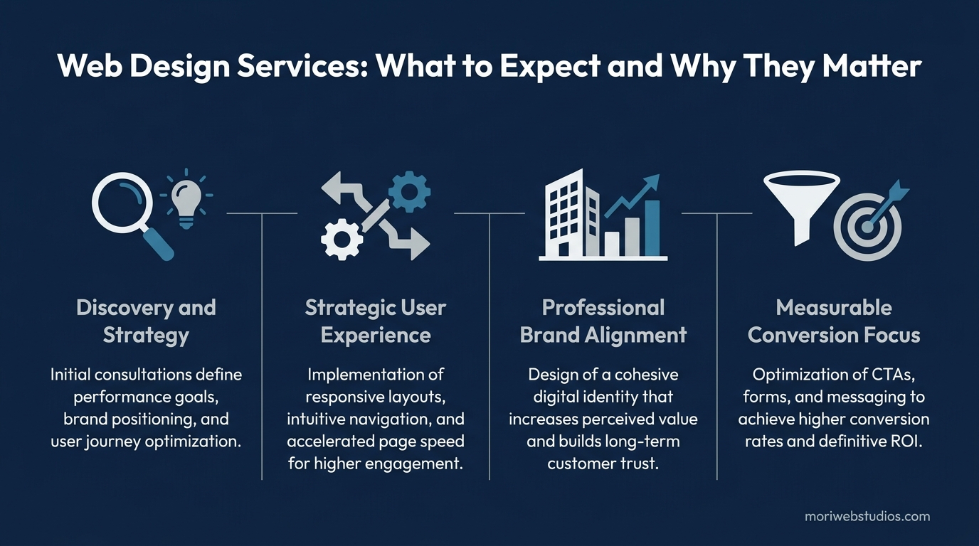 Web Design Services: What to Expect and Why They Matter 1 Web Design Services: What to Expect and Why They Matter infographic