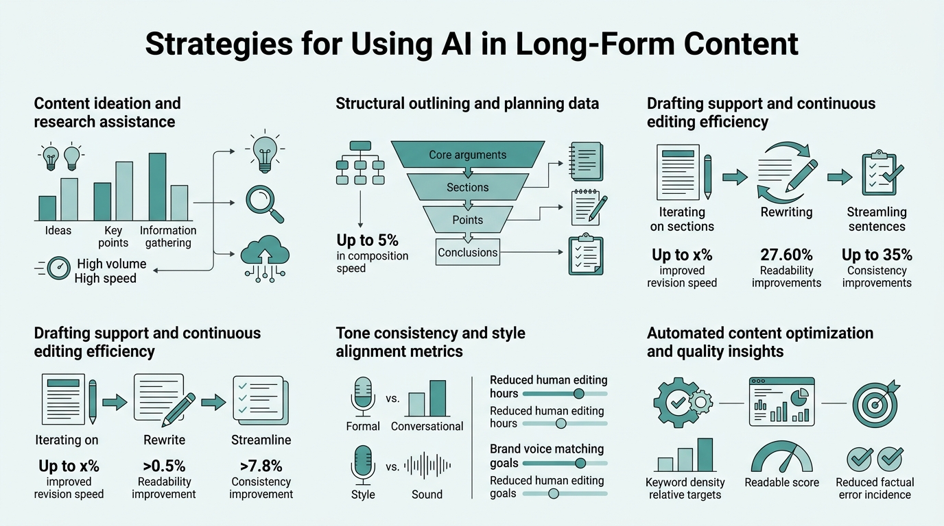 Beyond ChatGPT: The Best AI Tools for Long-Form Content infographic